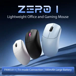 Xinmeng ZERO1 PRO 55g, 24000DPI, 100M Clicks Tri-Mode Wireless Gaming Mouse