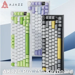 Ajazz AK820 PRO 75% Gasket-mounted Tri-mode Mechanical Keyboard