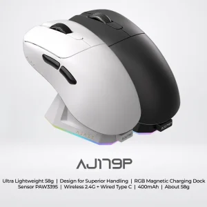 Ajazz AJ179P Dual Mode Gaming Mouse