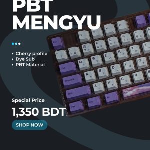 PBT Mengyu Cherry Profile Keycaps