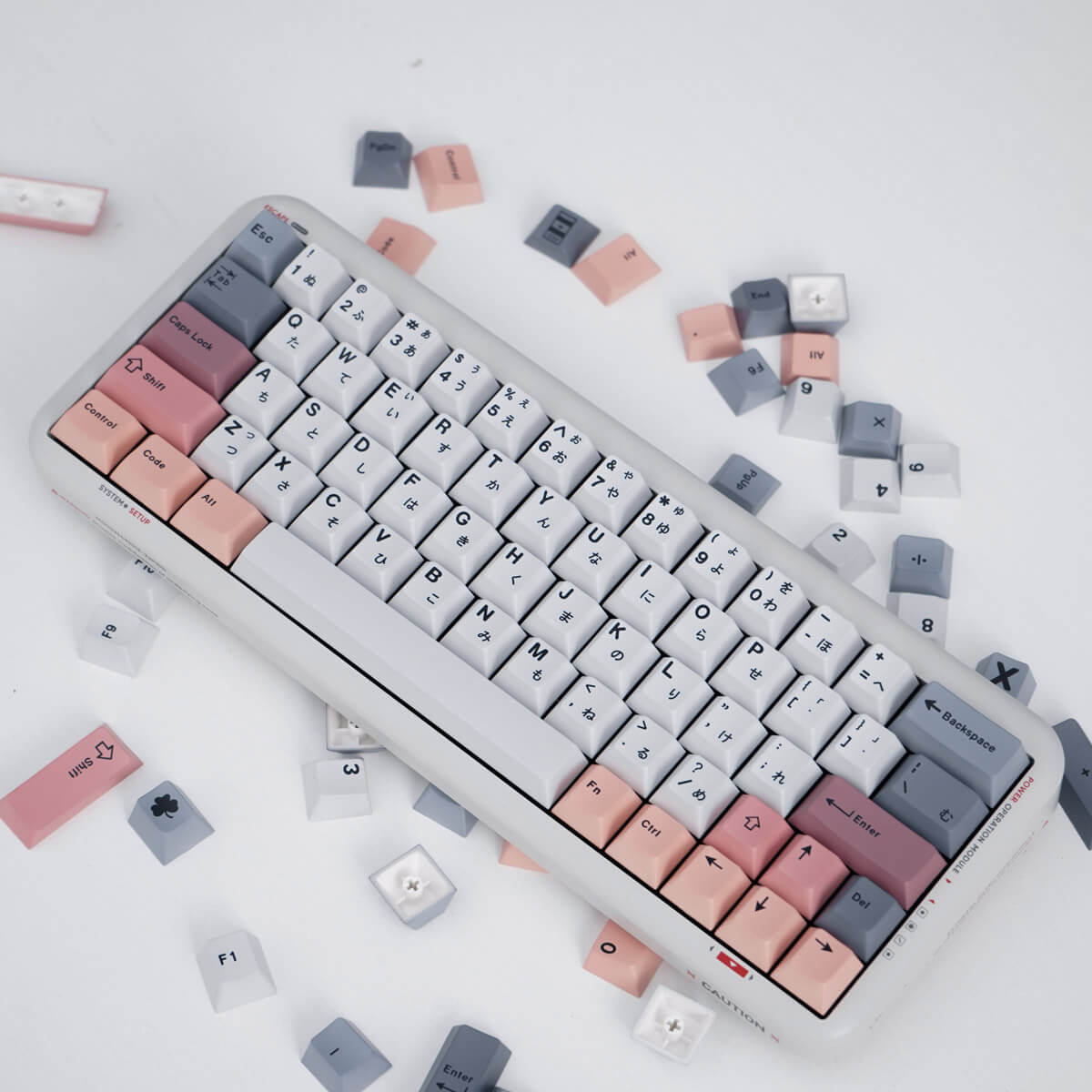 Minimalist Cherry profile PBT keycaps – product photo 1