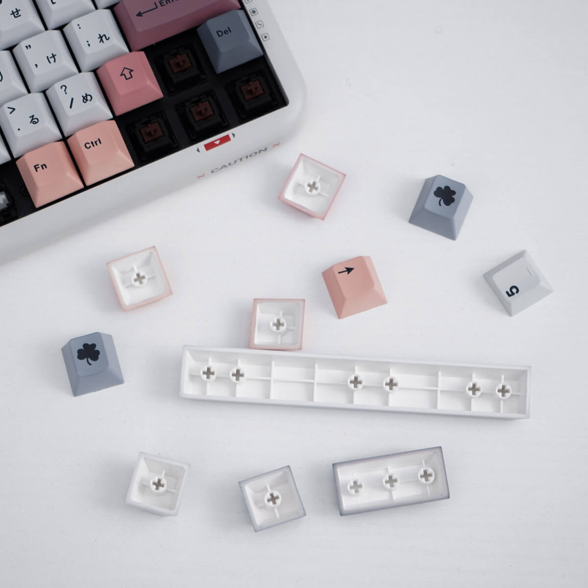 Minimalist Cherry profile PBT keycaps – product photo 11