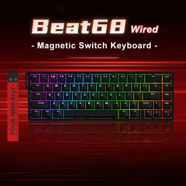 Xinmeng Beat68 RGB 8KHz HE Wired Magnetic Switch Keyboard — product image 5